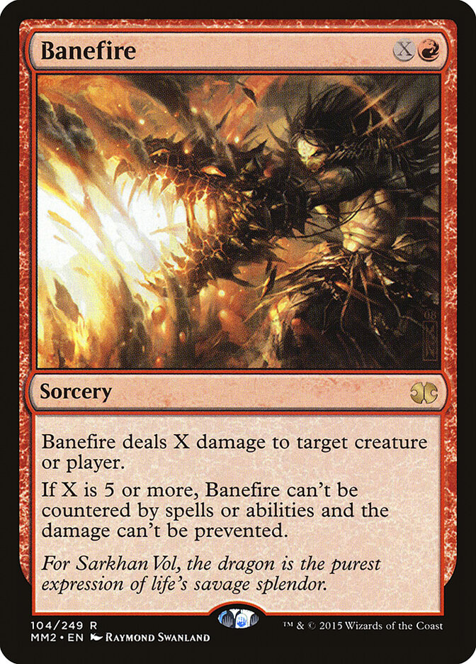 Banefire card front
