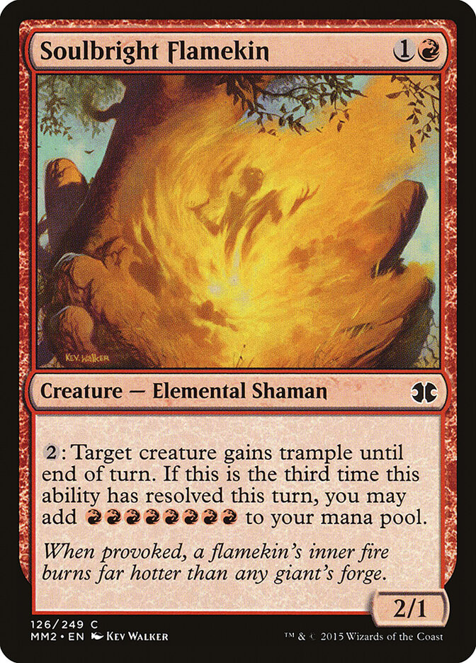 Soulbright Flamekin card front
