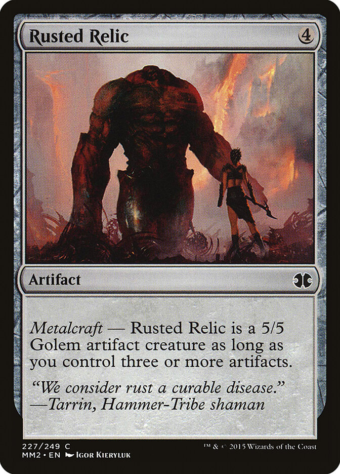 Rusted Relic card front