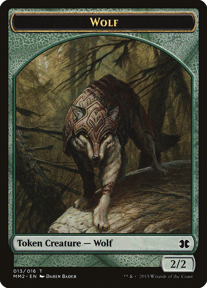 Wolf card front