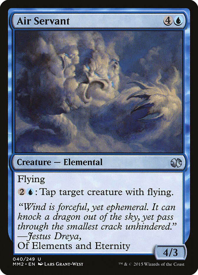 Air Servant card front