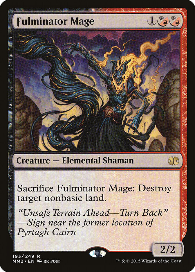 Fulminator Mage card front