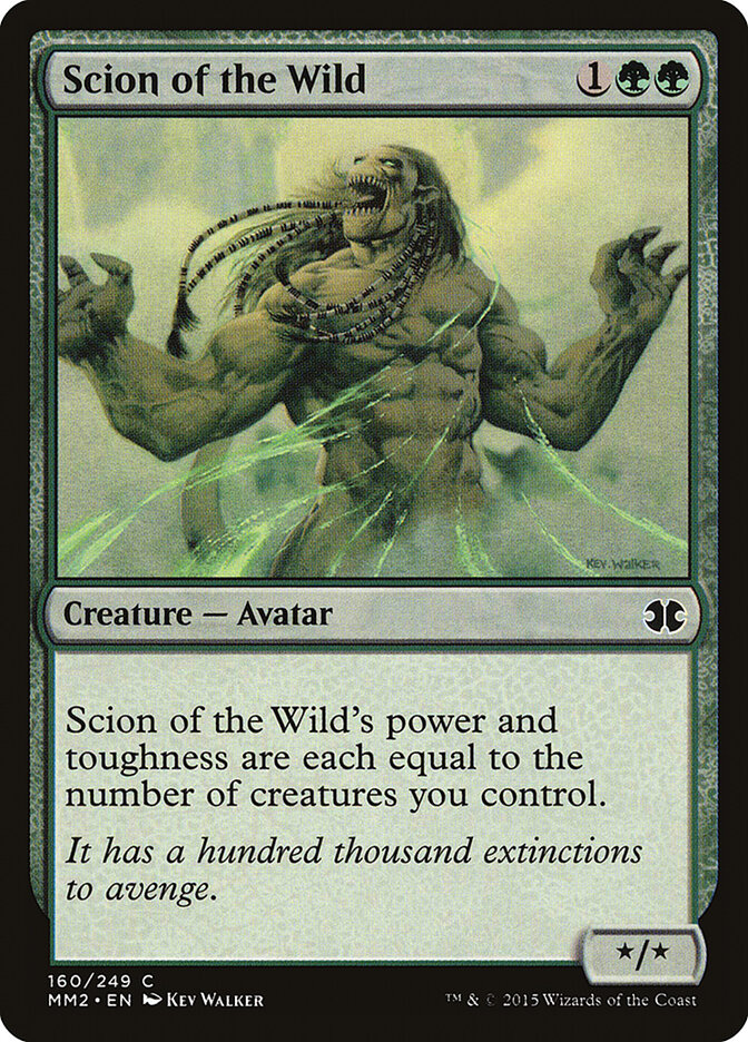 Scion of the Wild card front