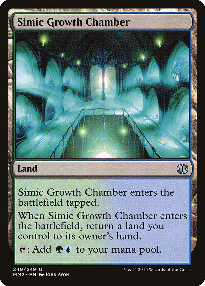 Simic Growth Chamber card front