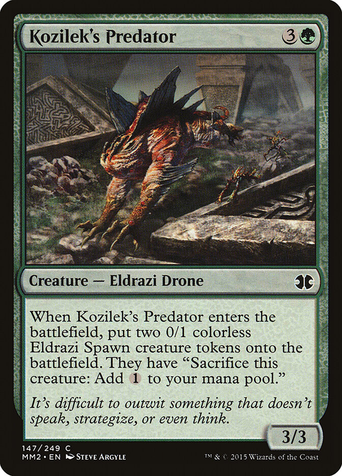 Kozilek's Predator card front