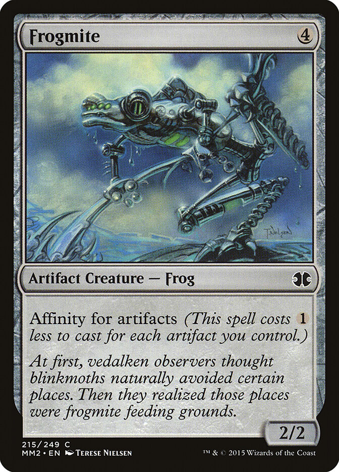 Frogmite card front