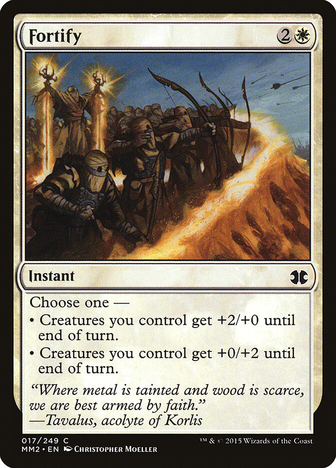 Fortify card front