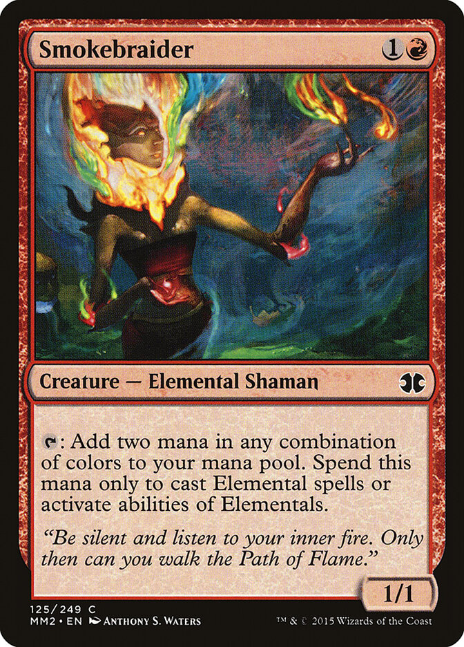 Smokebraider card front