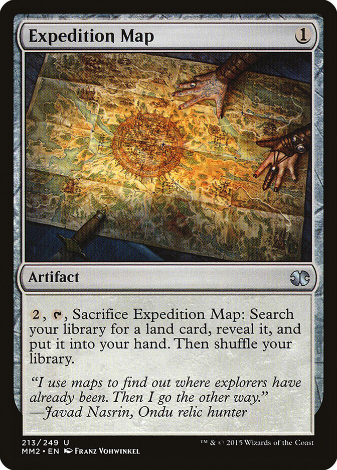 Expedition Map card front