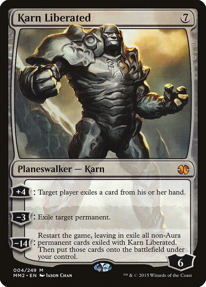Karn Liberated card front