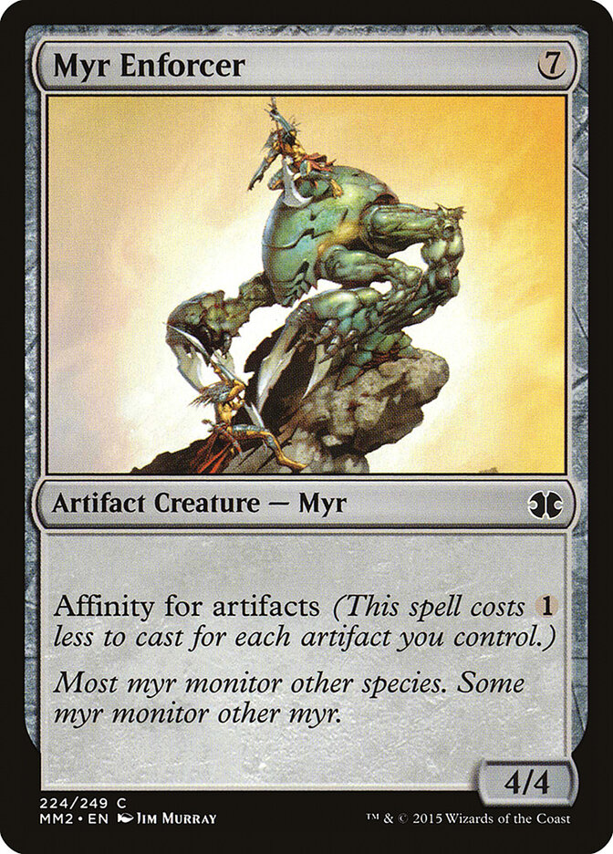 Myr Enforcer card front
