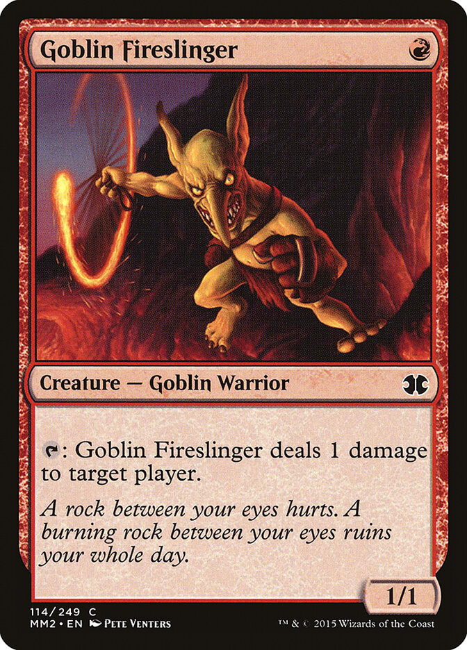 Goblin Fireslinger card front