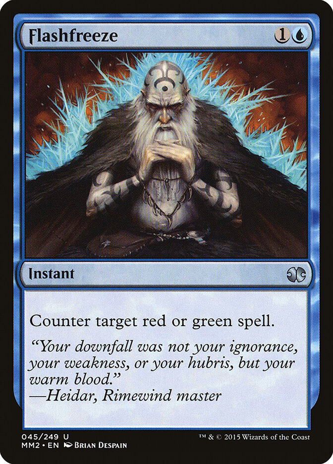 Flashfreeze card front