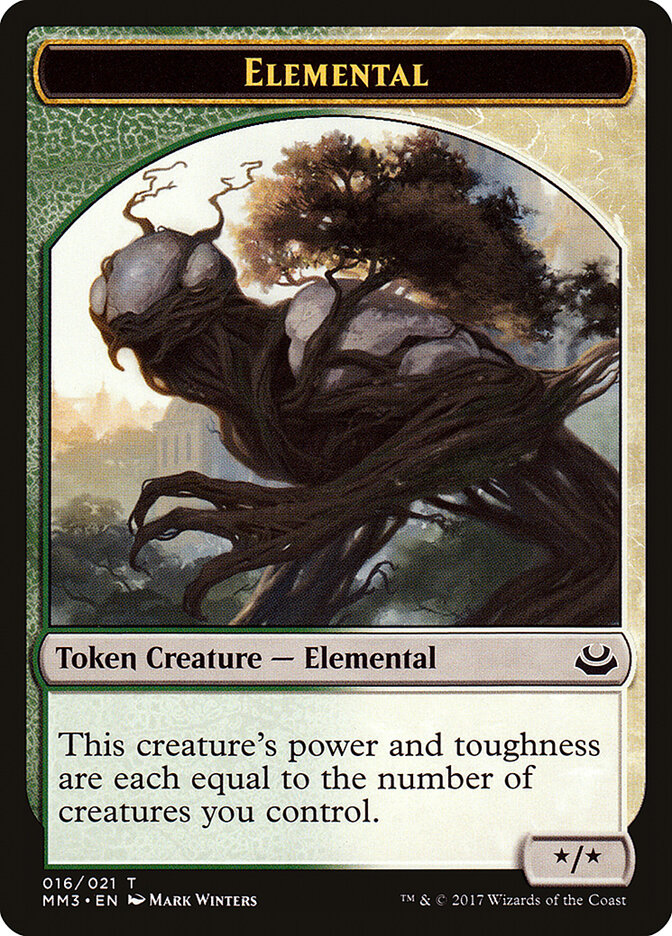Elemental card front