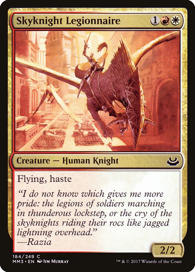 Skyknight Legionnaire card front