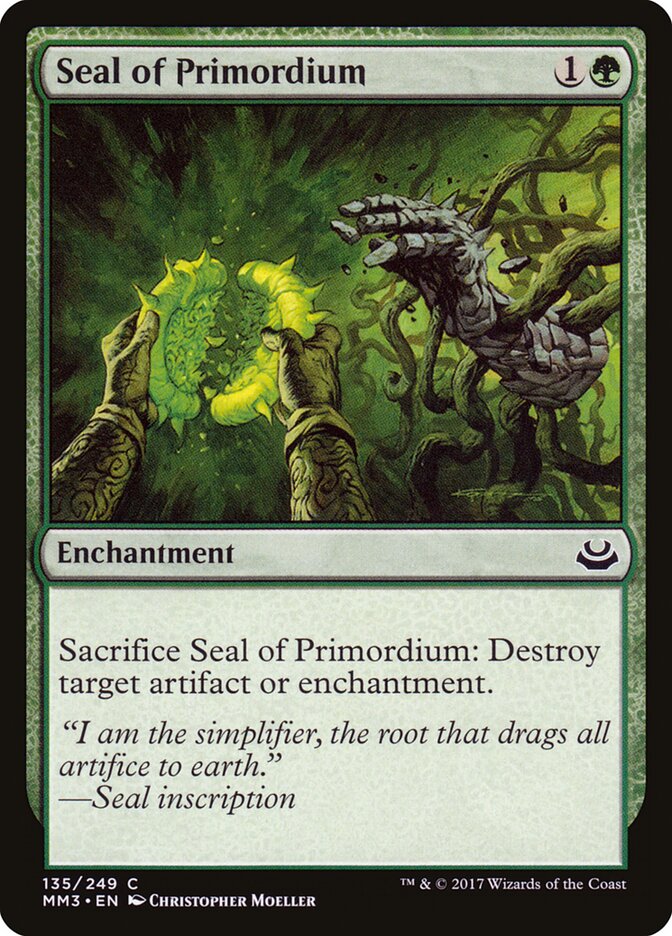 Seal of Primordium card front