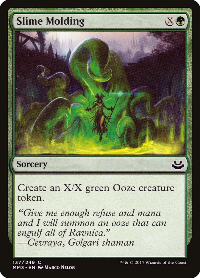 Slime Molding card front
