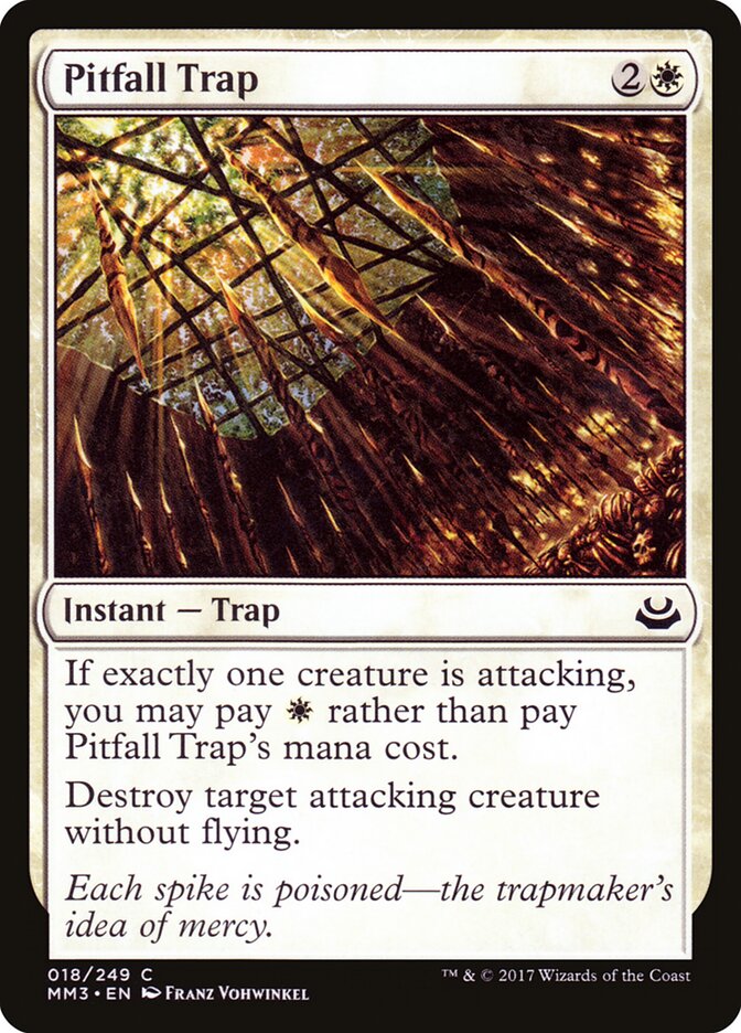 Pitfall Trap card front