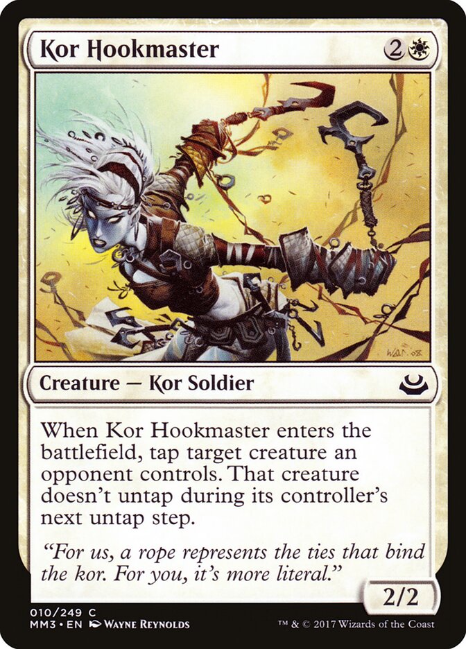Kor Hookmaster card front