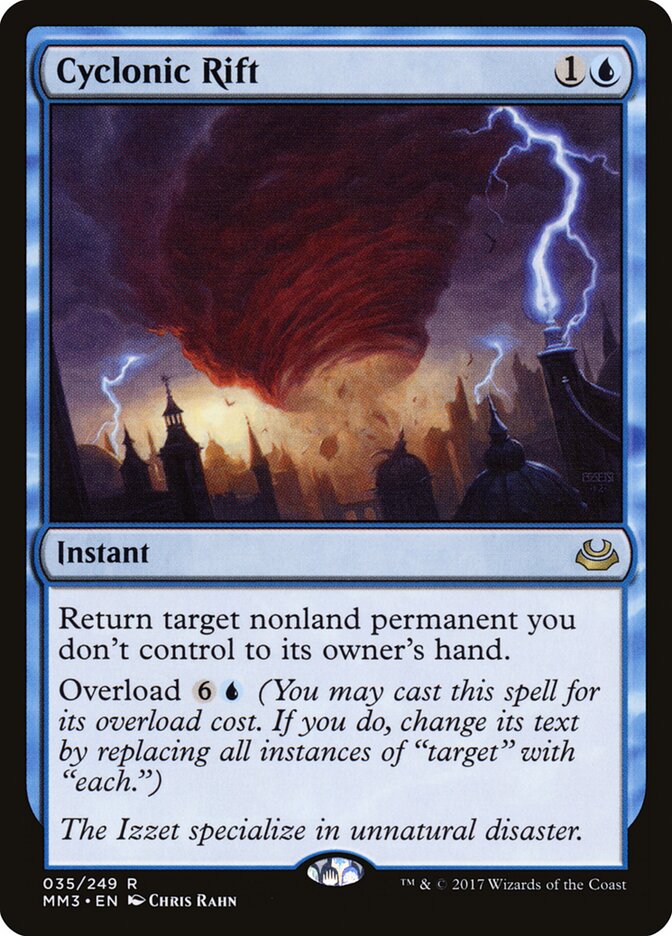 Cyclonic Rift card front