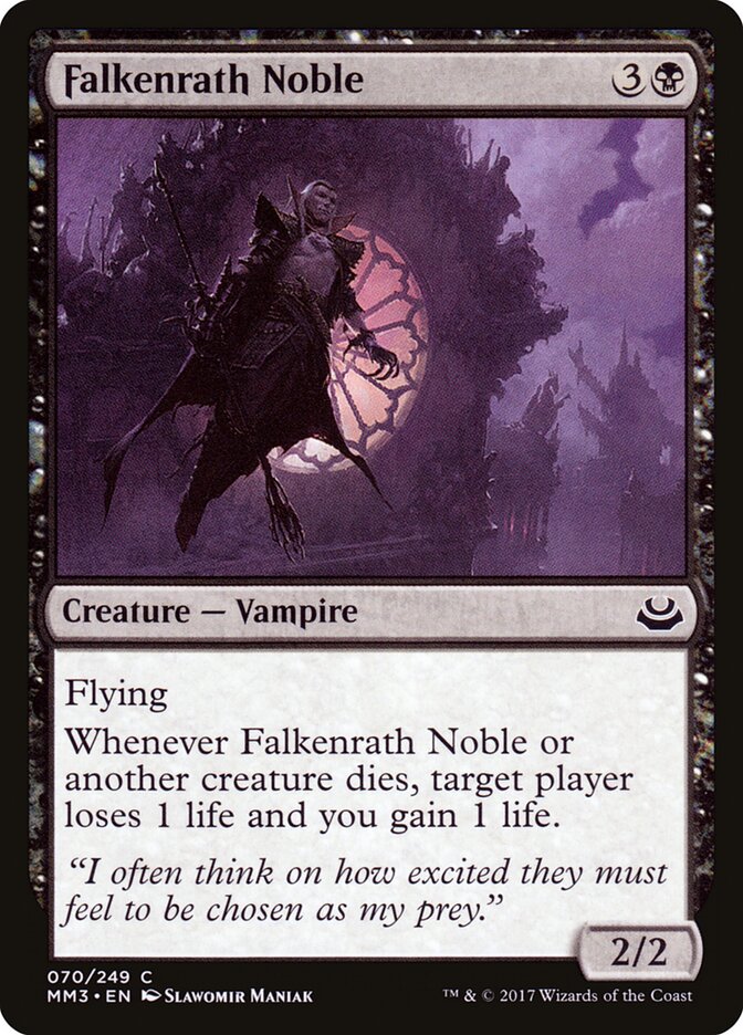 Falkenrath Noble card front