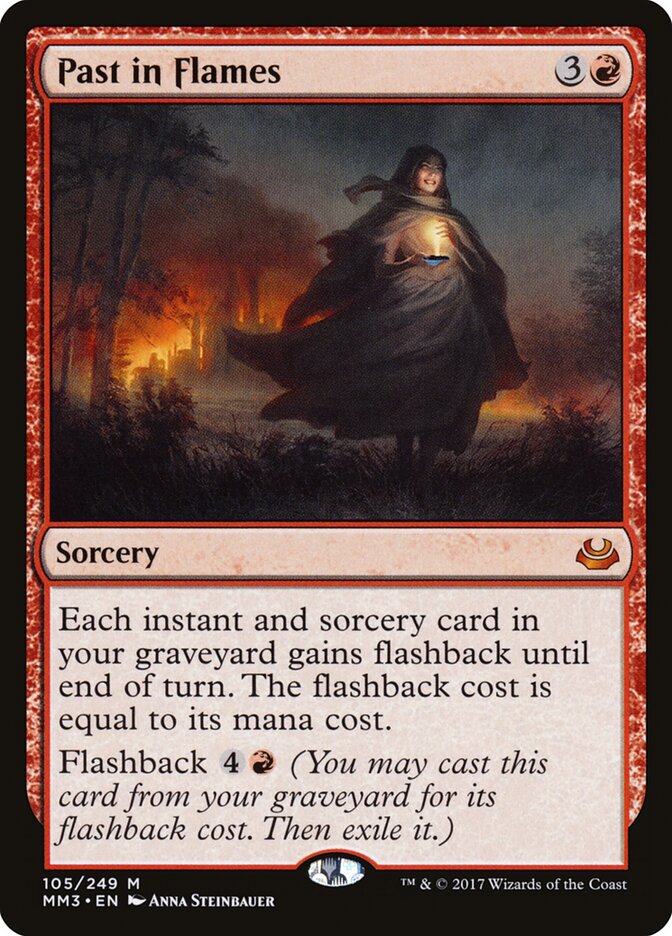 Past in Flames card front