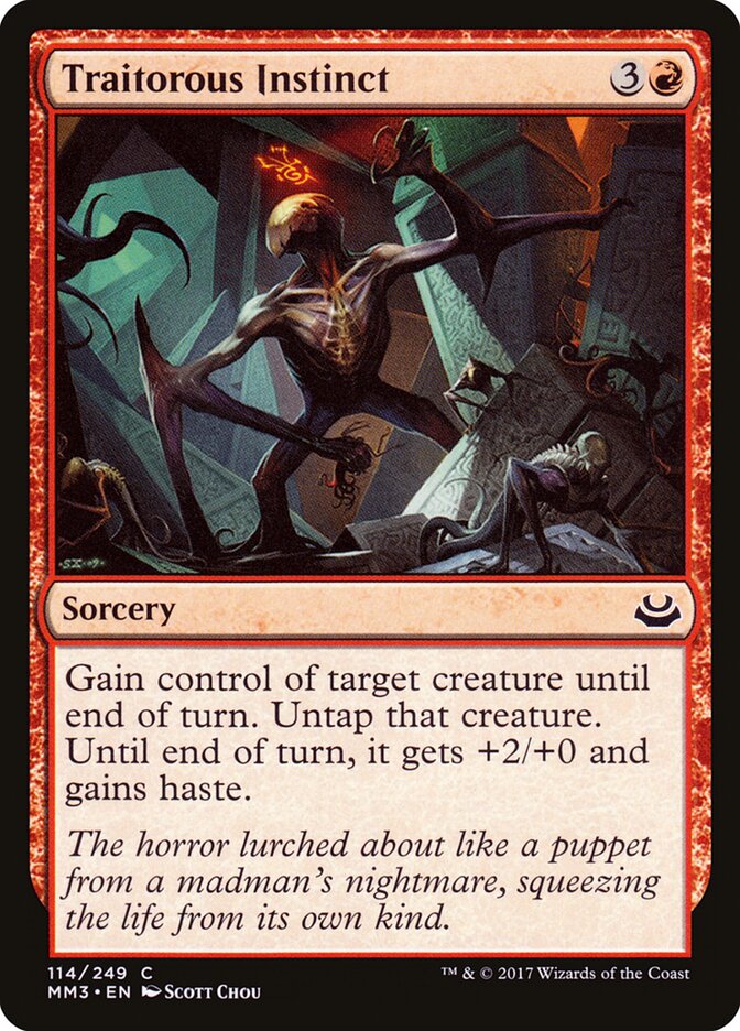 Traitorous Instinct card front