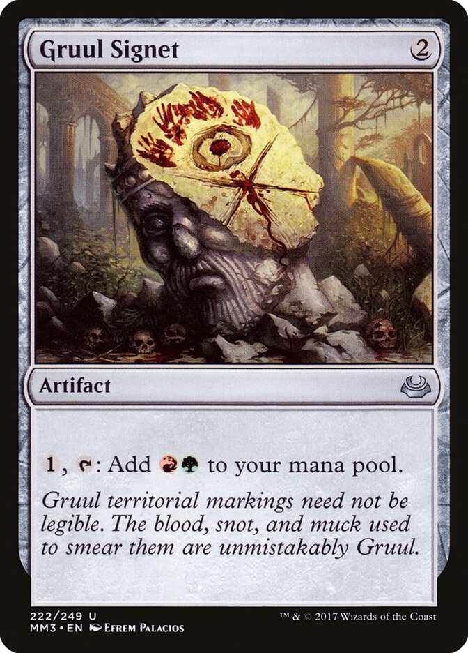 Gruul Signet card front