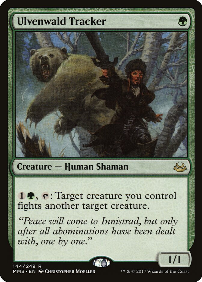 Ulvenwald Tracker card front