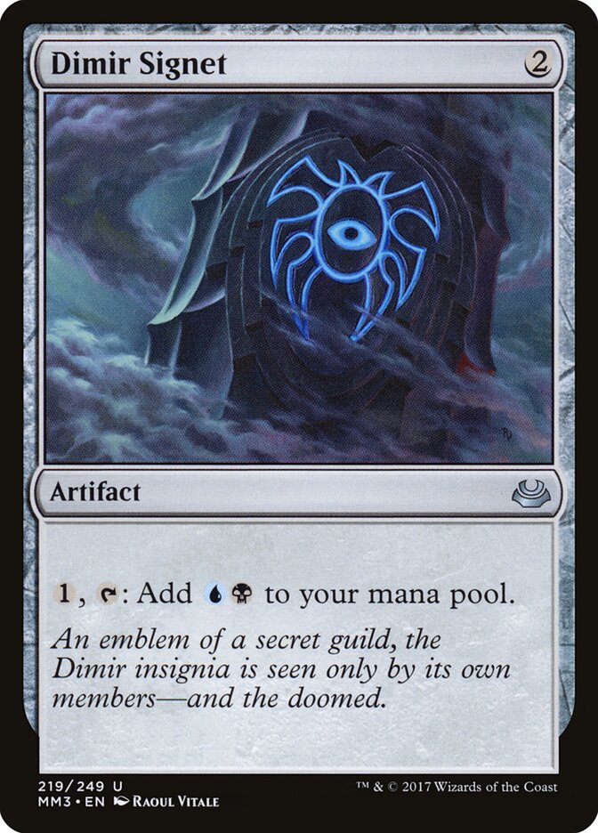 Dimir Signet card front