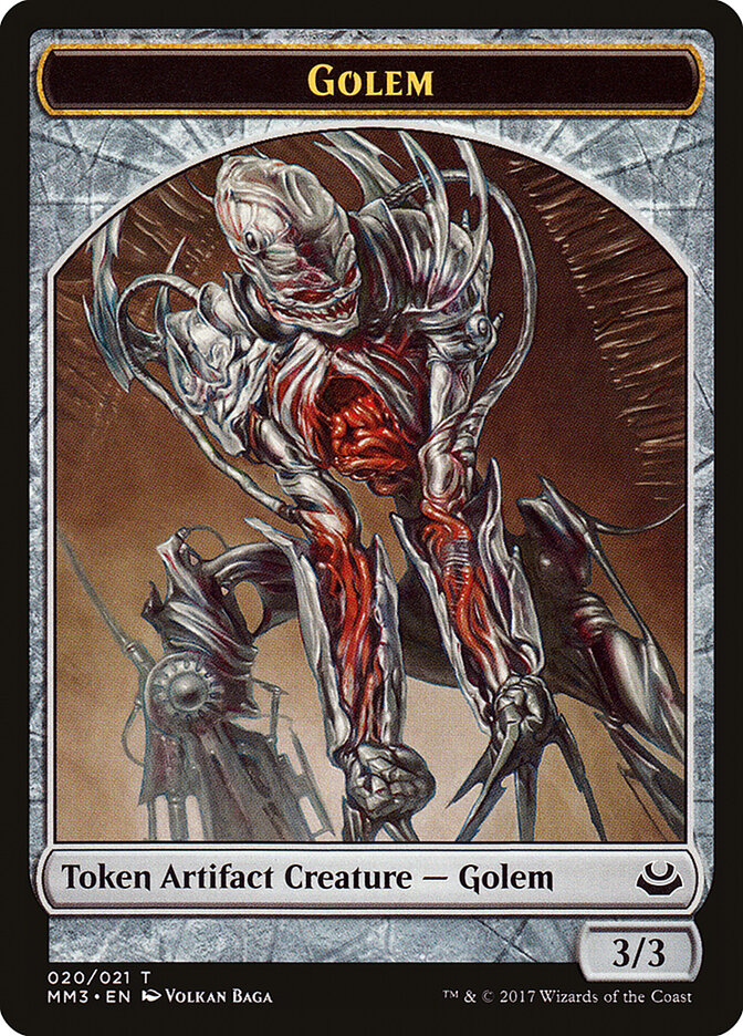Golem card front