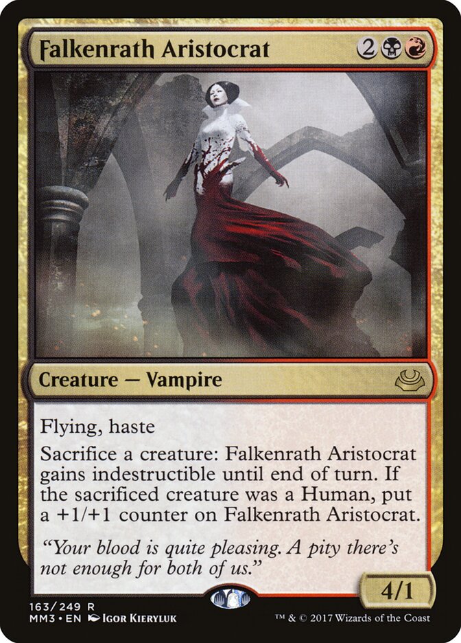 Falkenrath Aristocrat card front
