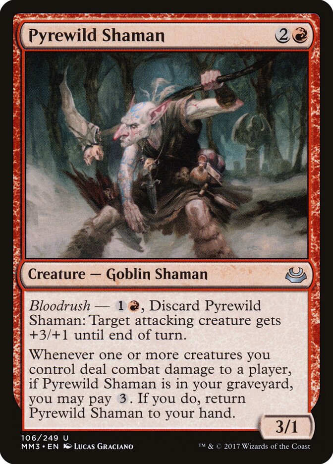 Pyrewild Shaman card front