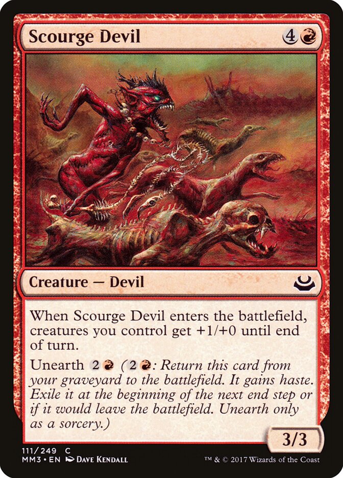 Scourge Devil card front
