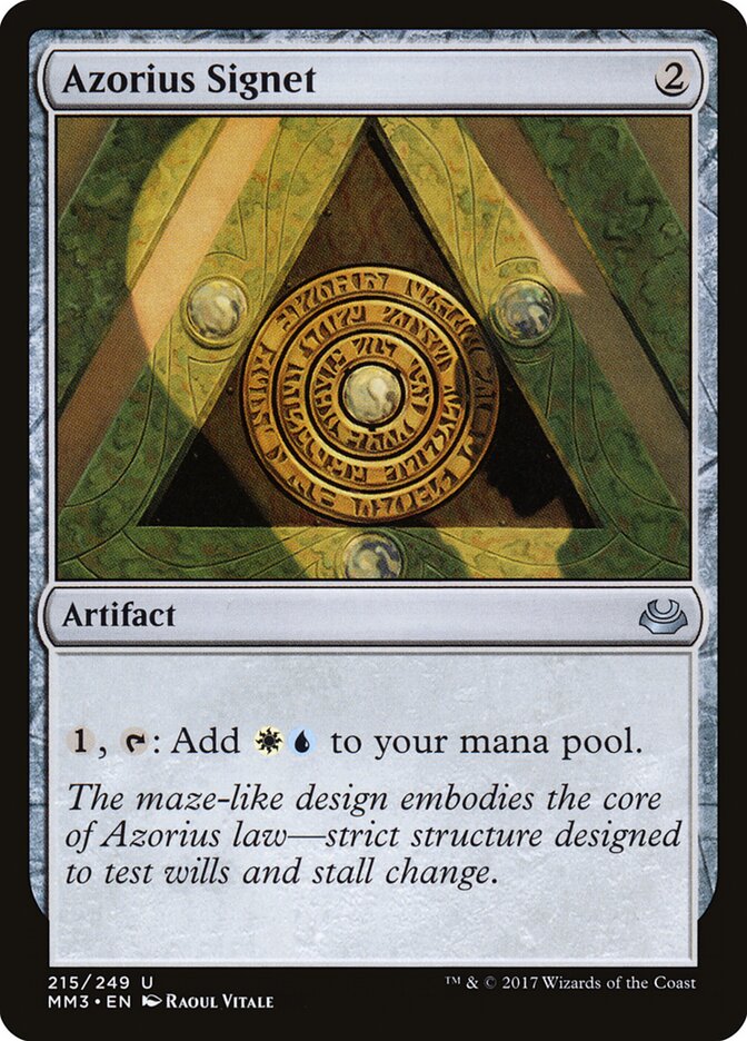 Azorius Signet card front