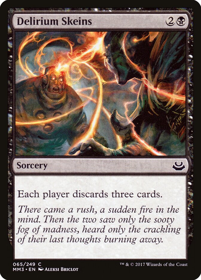 Delirium Skeins card front