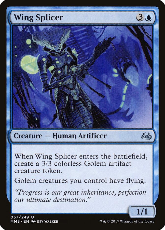 Wing Splicer card front