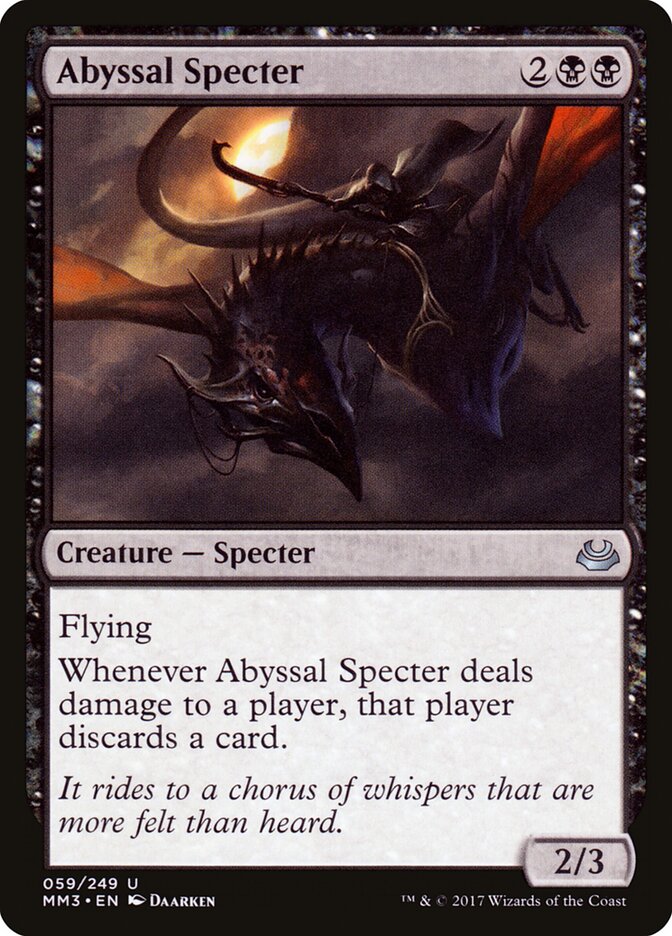 Abyssal Specter card front