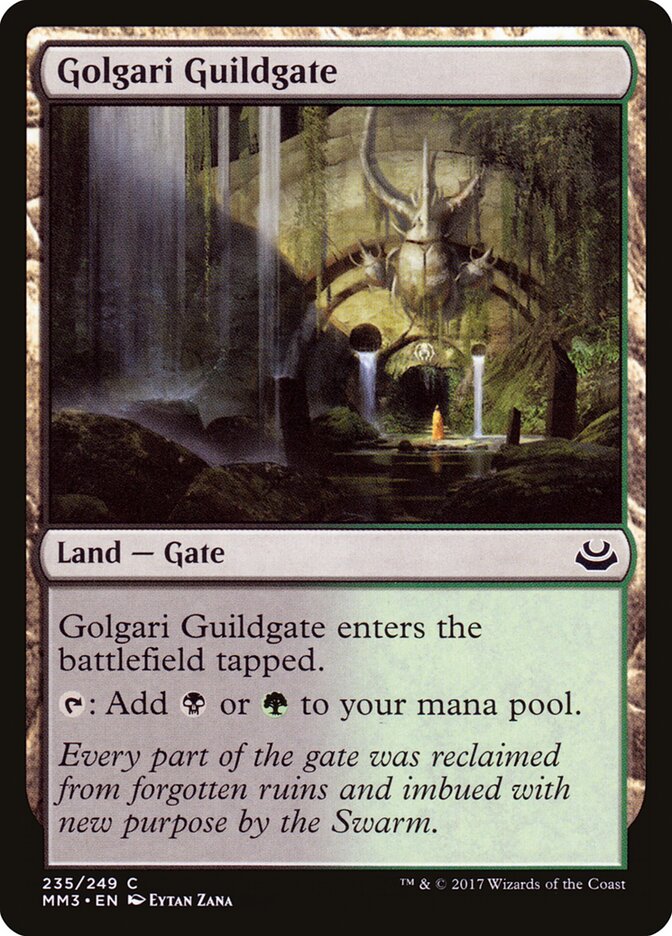 Golgari Guildgate card front