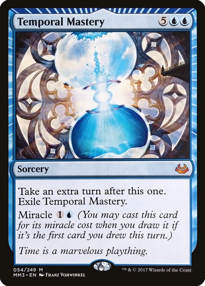 Temporal Mastery card front