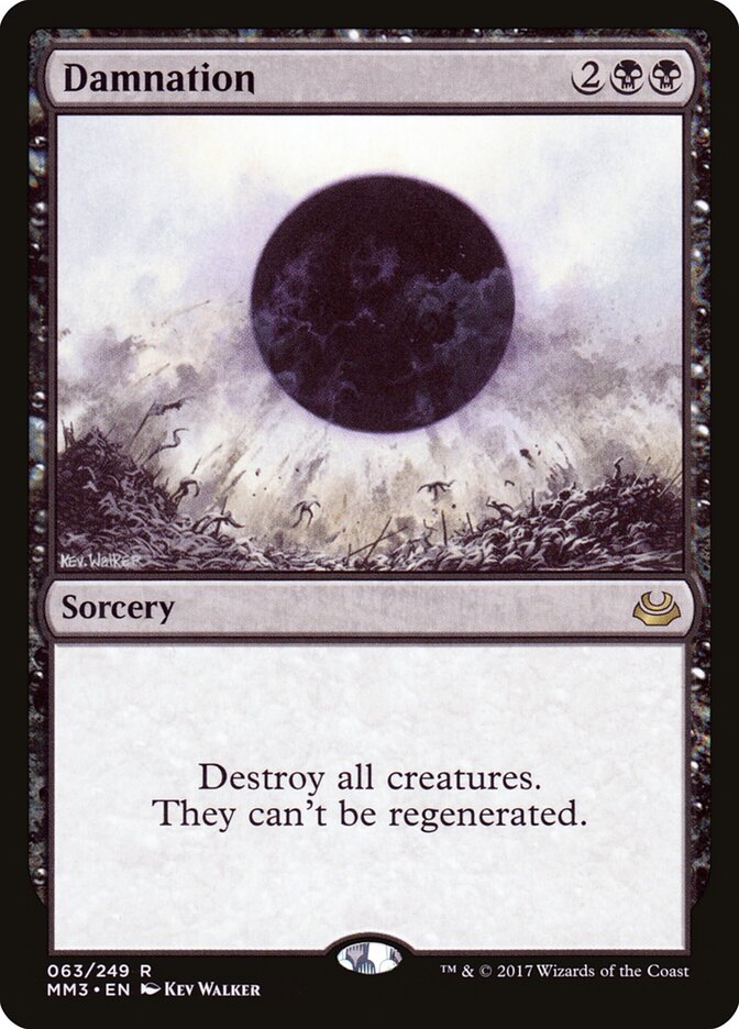 Damnation card front