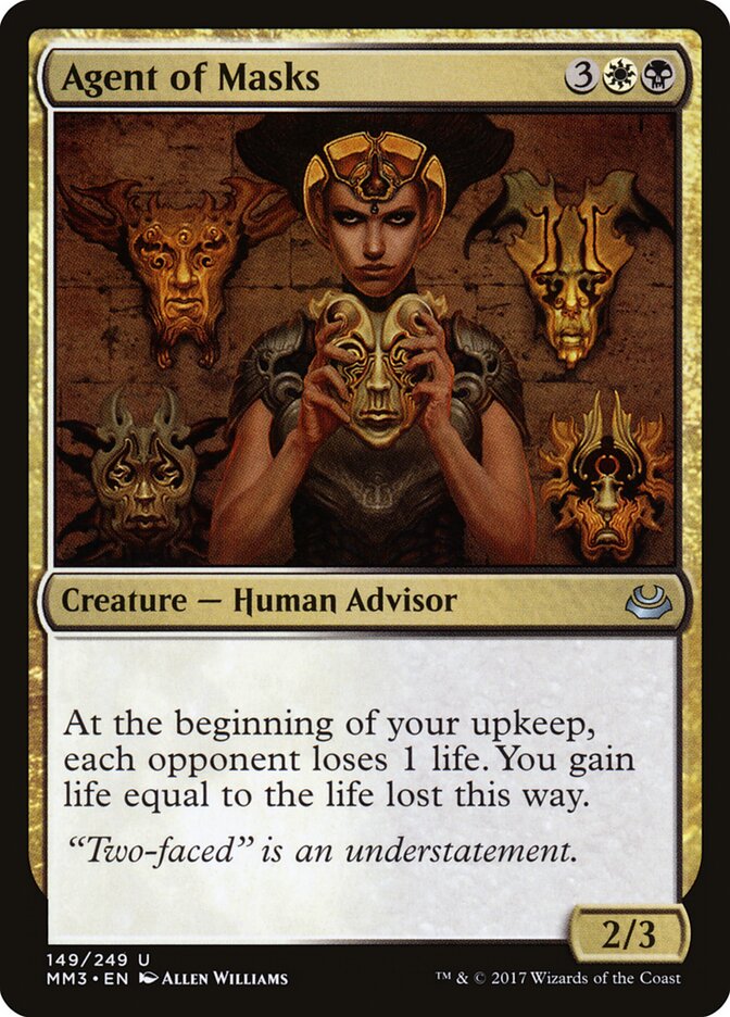 Agent of Masks card front