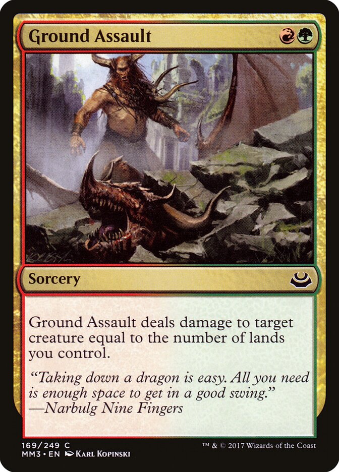 Ground Assault card front