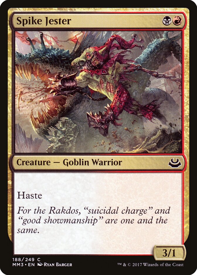 Spike Jester card front