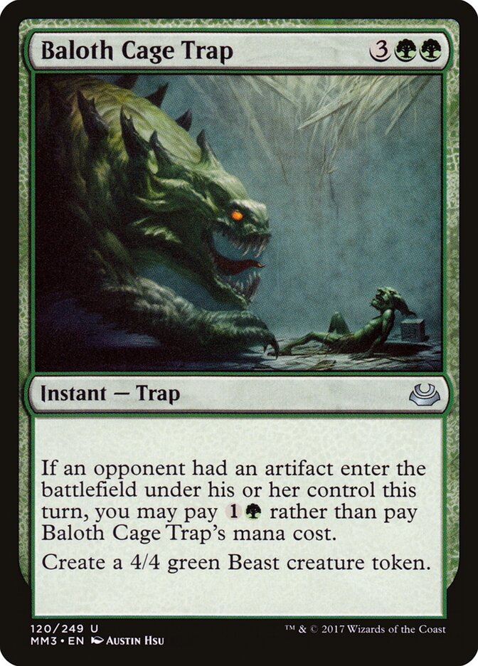 Baloth Cage Trap card front