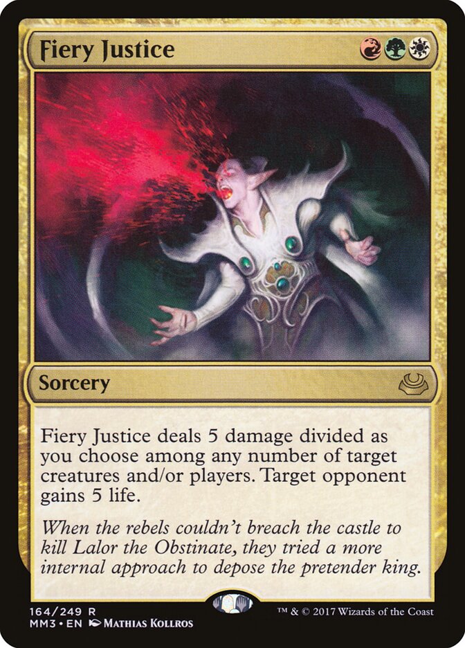 Fiery Justice card front