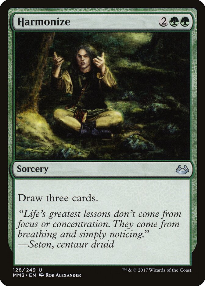 Harmonize card front