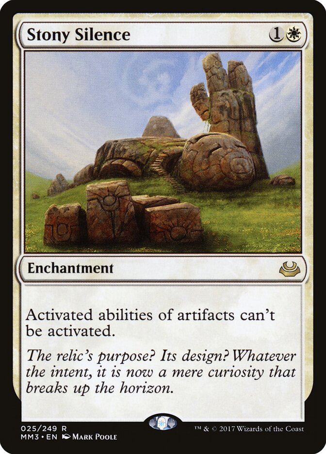 Stony Silence card front