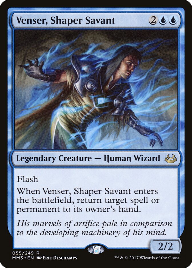 Venser, Shaper Savant card front