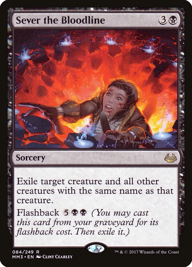 Sever the Bloodline card front